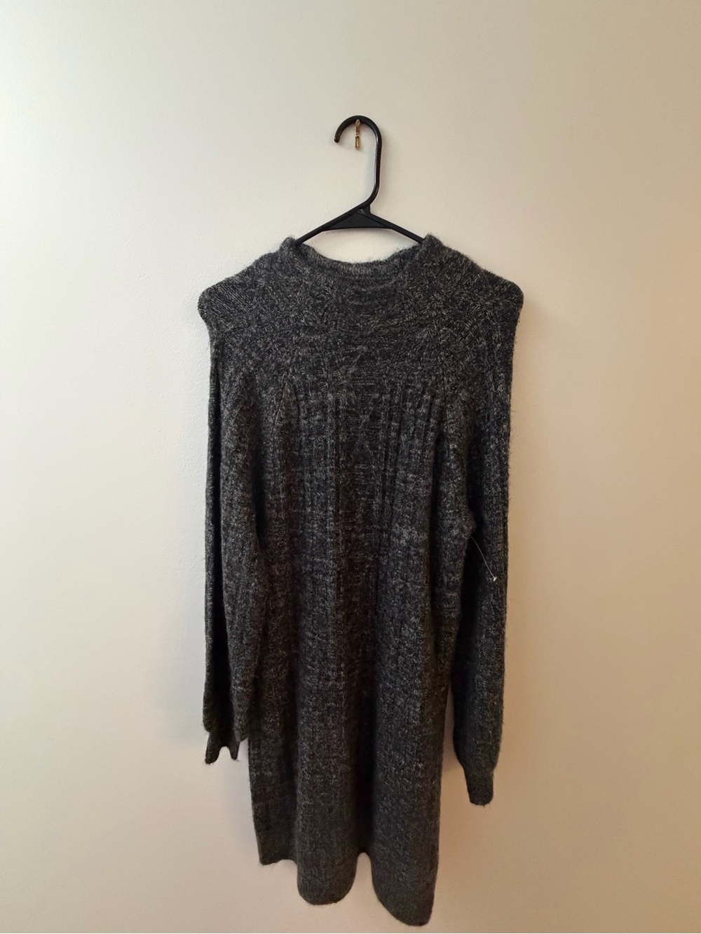 Women’s Dark Gray Knit Sweater Dress